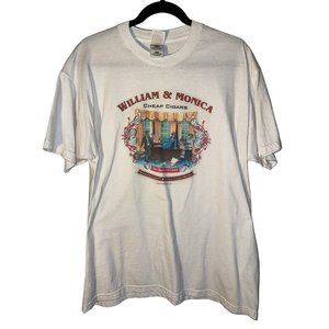 Vintage Bill Clinton Shirt Monica Lewinsky Political Humor